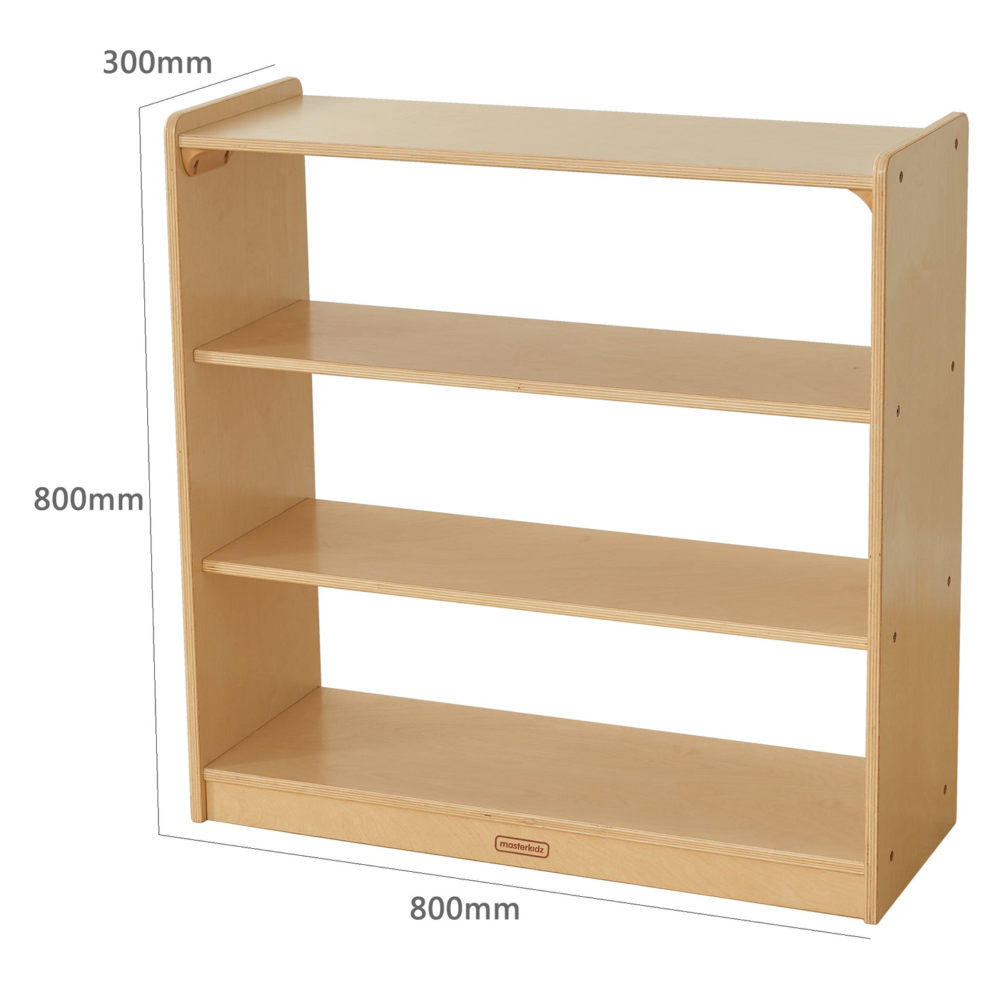 Masterkidz Norwood H800 × L800 x D300mm Shelving Unit Wooden 實木層櫃 (without storage tray 不包含收納箱）