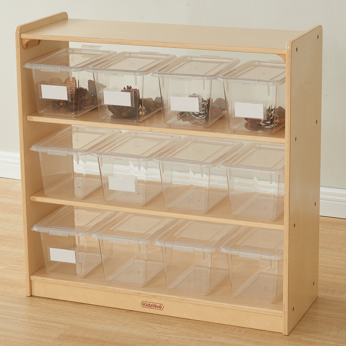 Masterkidz Norwood H800 × L800 x D300mm Shelving Unit Wooden 實木層櫃 (without storage tray 不包含收納箱）
