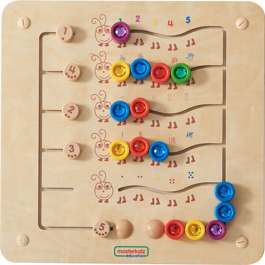 Masterkidz 1-5 Numbers and Quantity Learning Caterpillars 1-5數與量學習小蟲