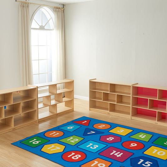 Masterkidz Norwood H800 × L1200 x D300mm 7-Compartment Shelving Unit 實木7格櫃