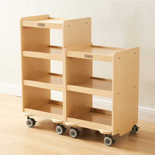 Masterkidz Open Back Mobile Shelving Unit 移動中空層櫃