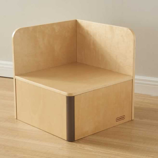 Masterkidz Modular Kids Sofa - Corner Table - Neutral 自由組合兒童沙發 - 轉角枱 - 棕色