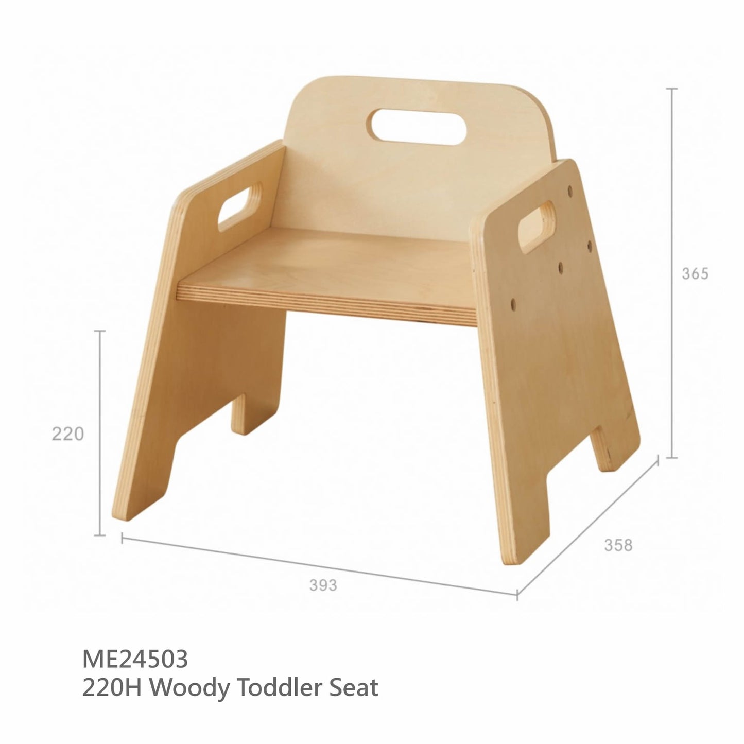Masterkidz Woody Toddler Chair Set of 2張套裝 小木人系列 幼兒木椅