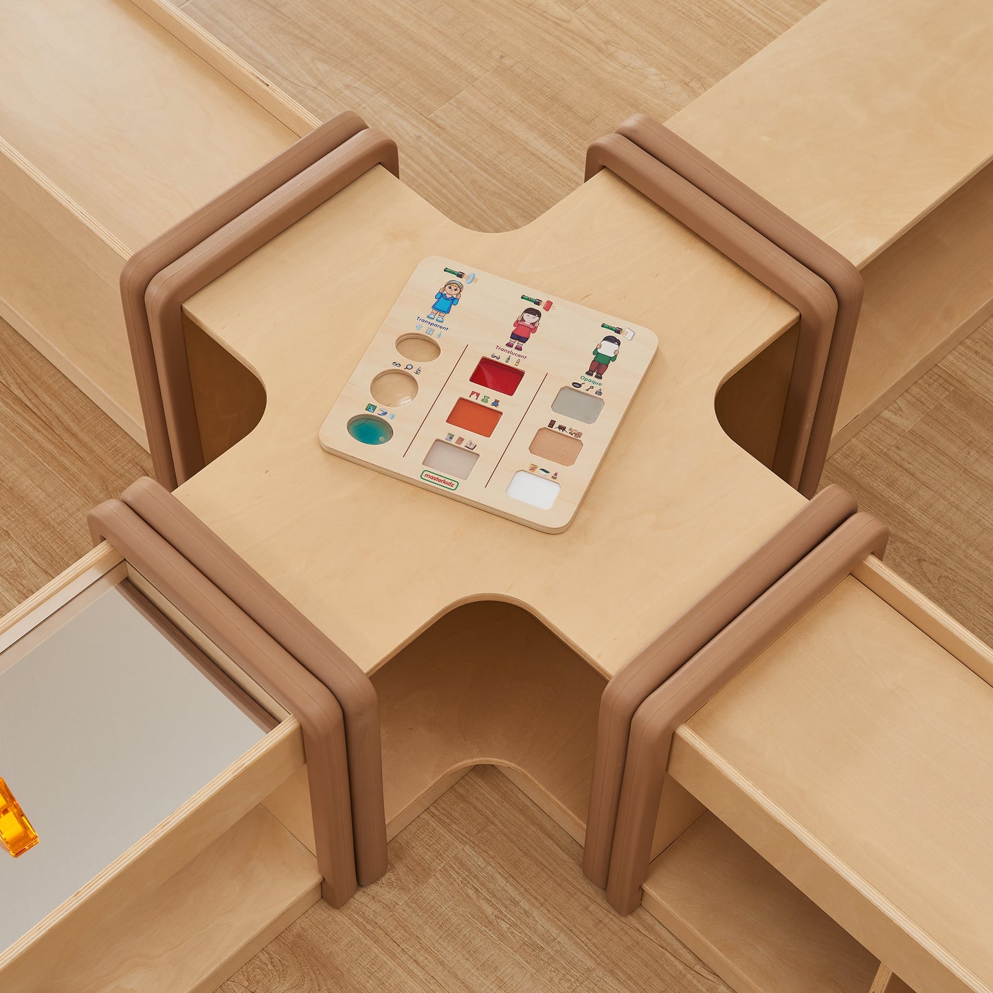 Masterkidz SoftEdge Toddler Play Center - 4-Way Connecting Unit 貼心軟邊角系列 - 4方向連接櫃