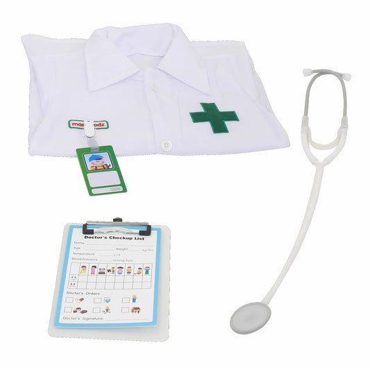 Masterkidz Dramatic Play - Doctor Costume 3 Piece Set 醫生服飾與工具3件套