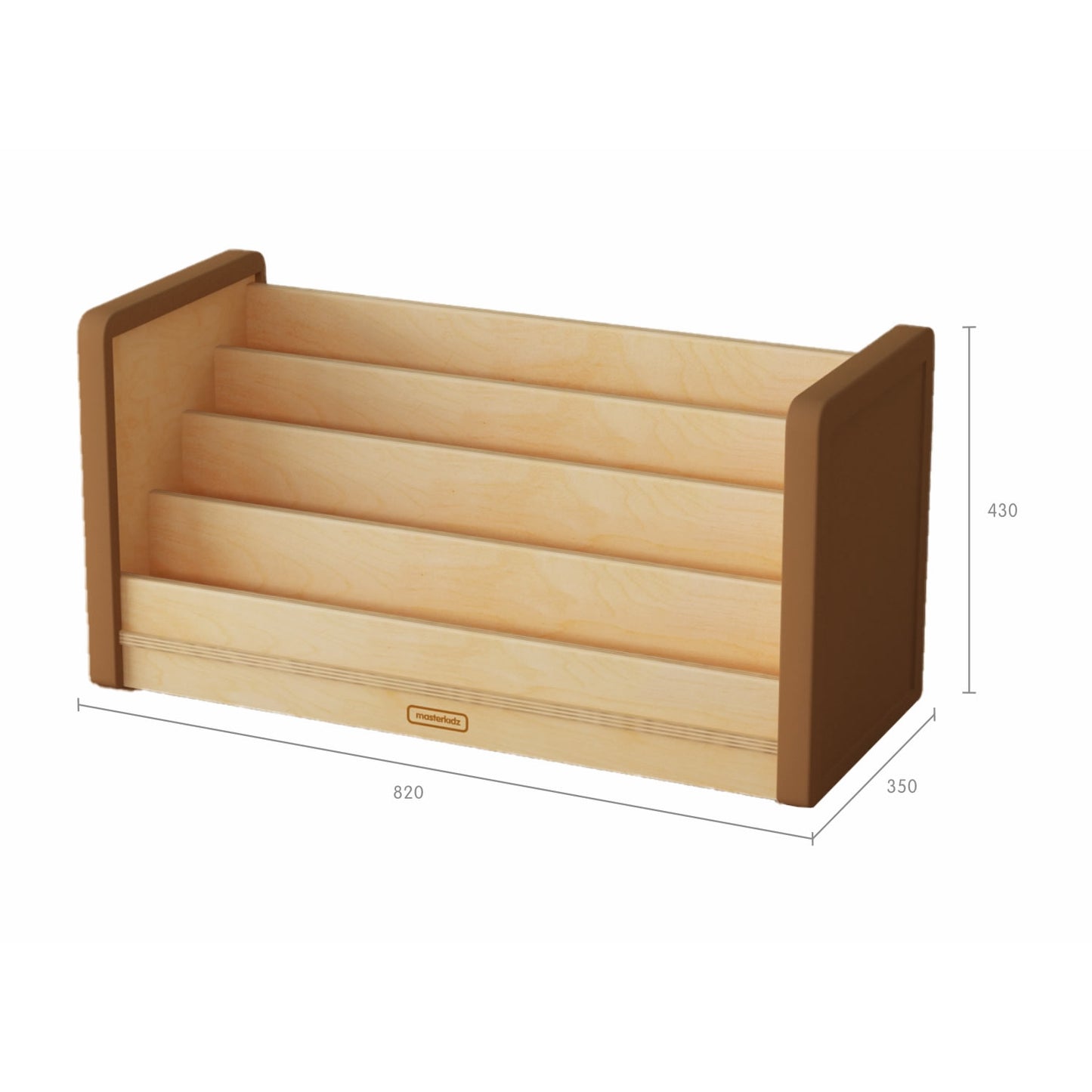 Masterkidz SoftEdge Toddler Play Center Single Sided Book Rack SoftE