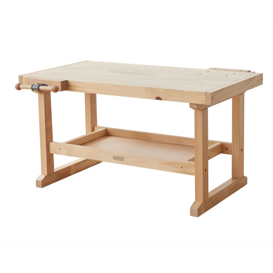 Masterkidz L1200×W890×D650mm Solid Wood Carpenters Bench 實木木工工作枱