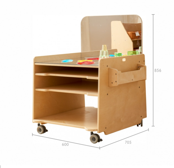 Masterkidz Movable Multi-Activity Mirror Table 移動式多功能鏡面探索桌