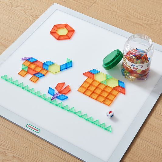 Masterkidz 140 Piece Translucent Geometric Shapes 半透幾何片140件套