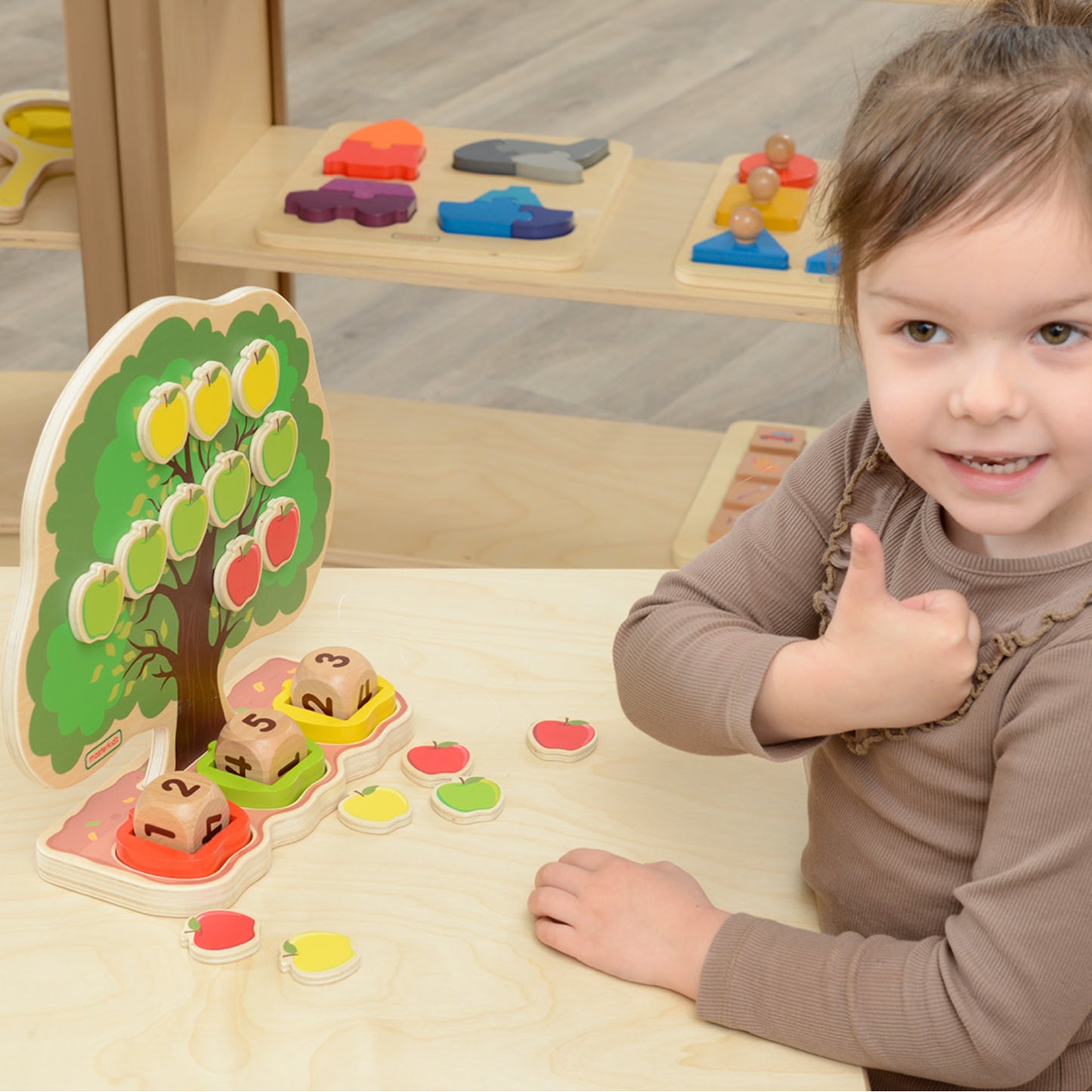 Masterkidz Apple Tree Mathematics Color & Counting Game 顏色數量學習蘋果樹