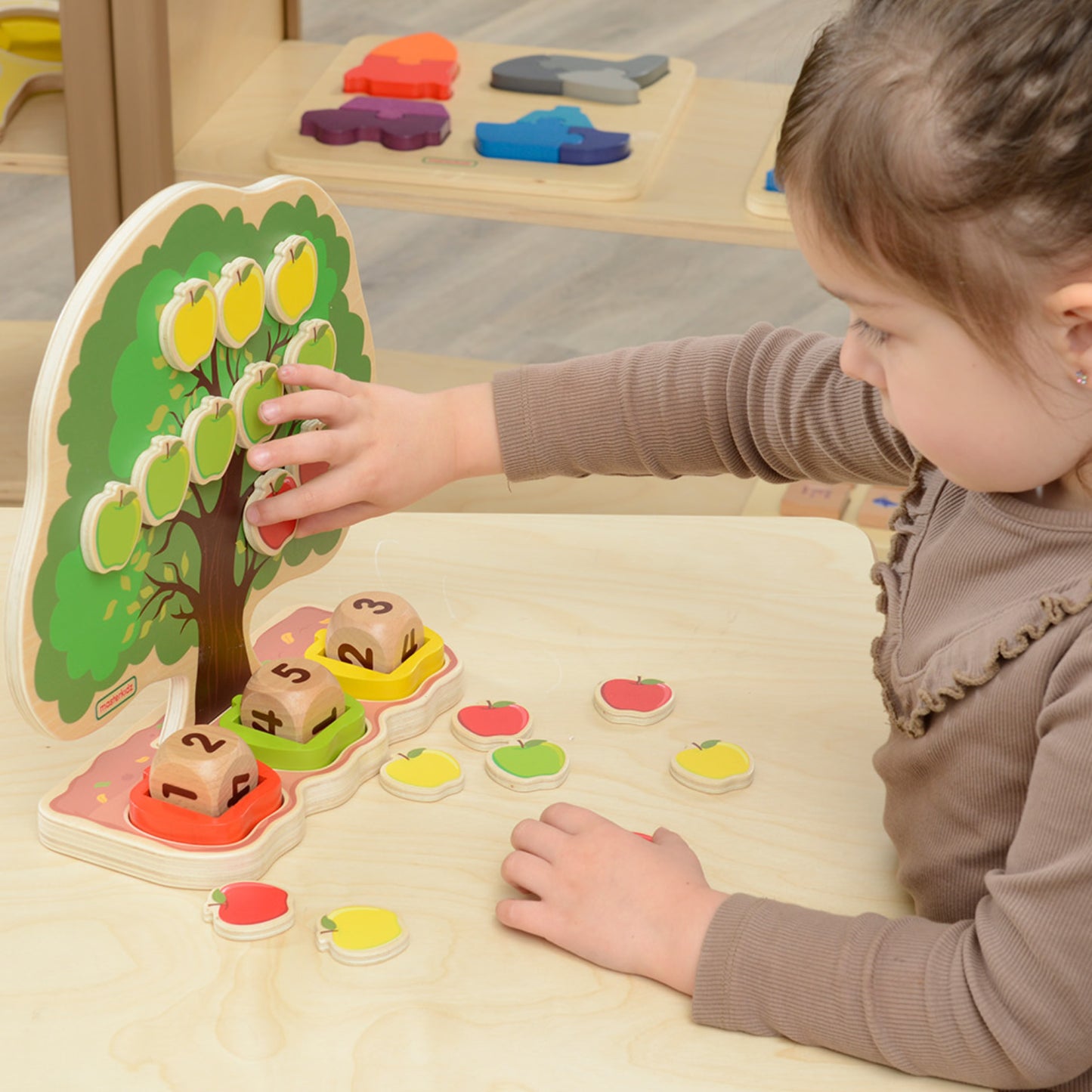 Masterkidz Apple Tree Mathematics Color & Counting Game 顏色數量學習蘋果樹