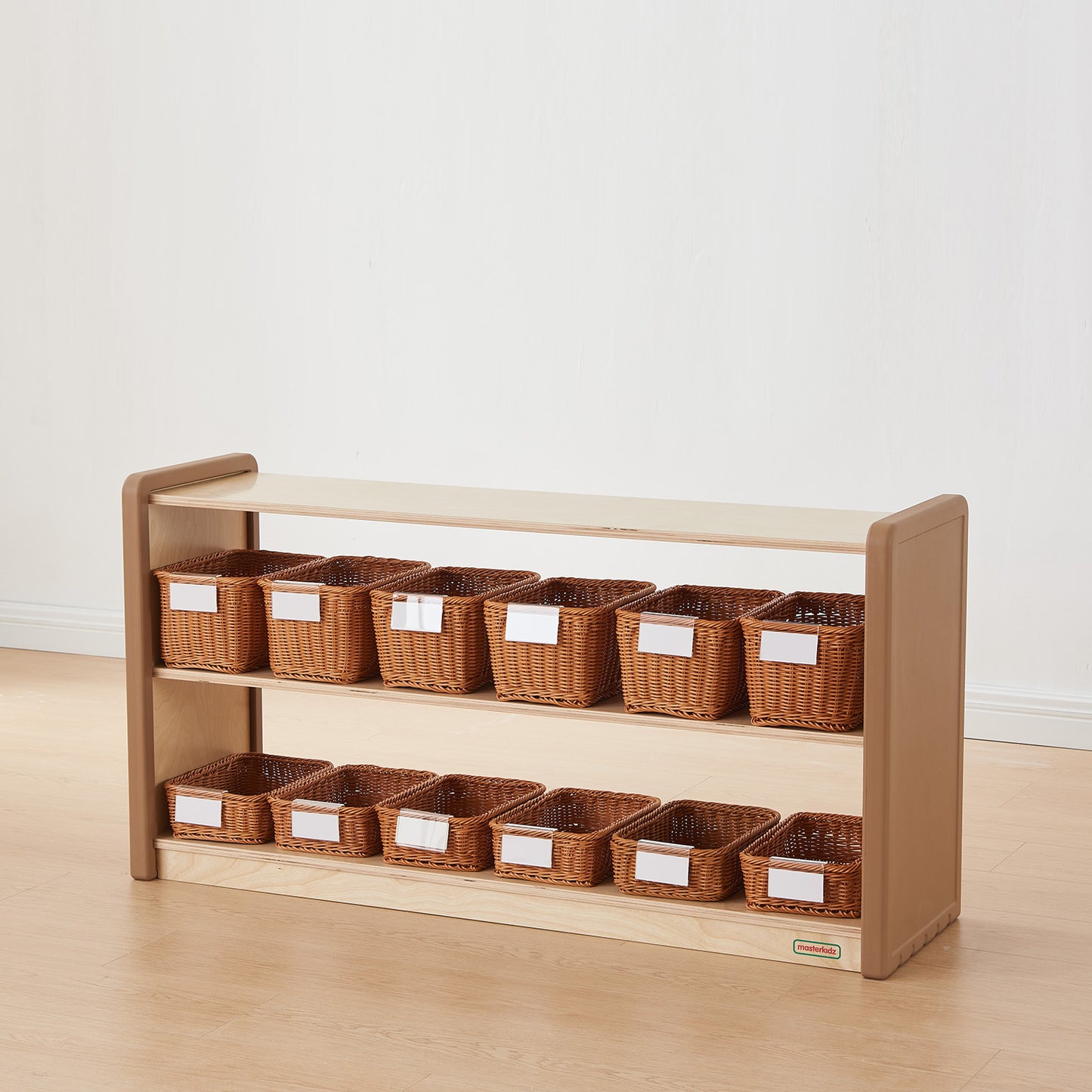Masterkidz SoftEdge Toddler Play Center - Shelving Unit 620H × 1200L (Wicker not included) 軟邊角系列 - 中空層櫃 (不包含收納籃)