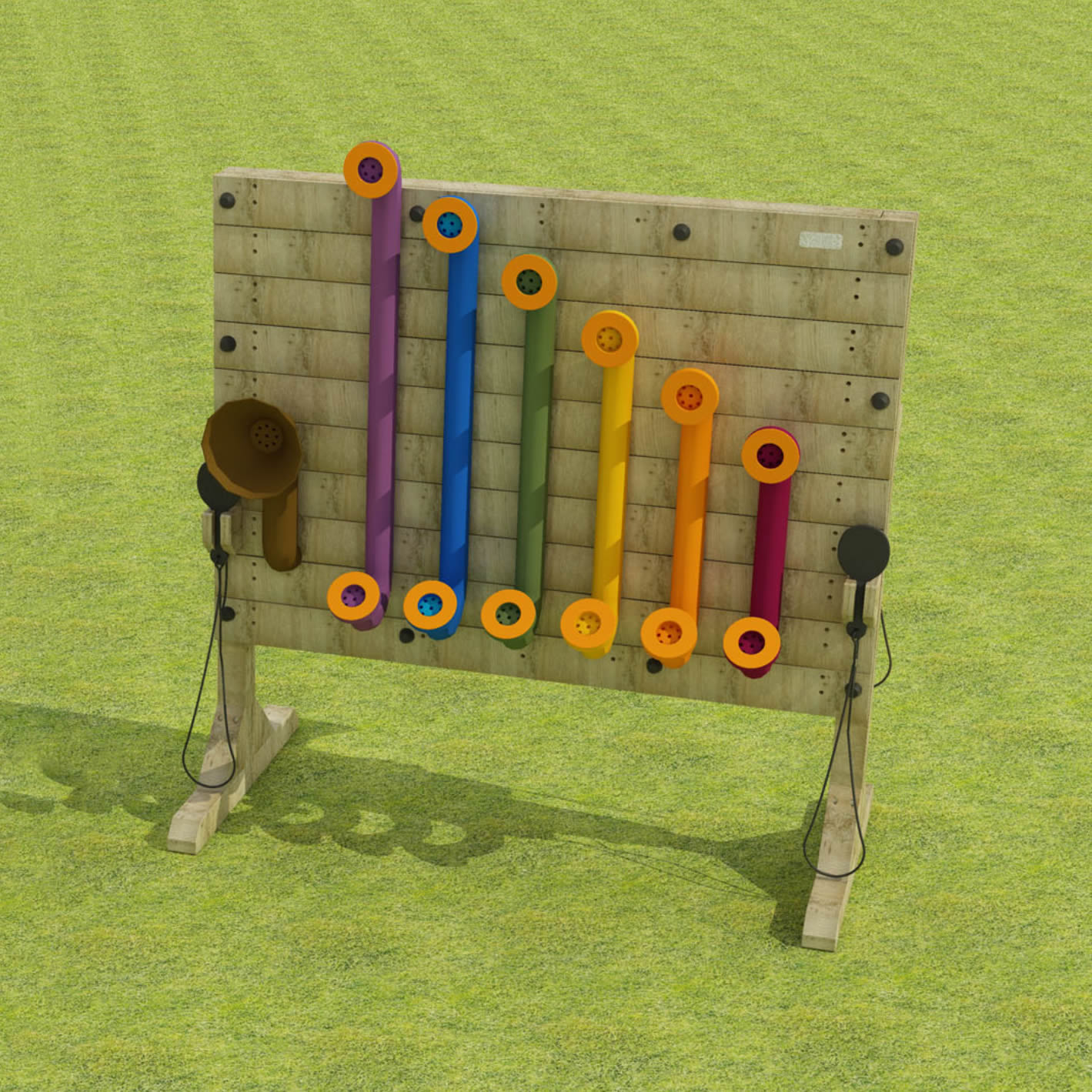 Movable Outdoor Music Wall Dual Sides 戶外可移動音樂牆 雙面可用