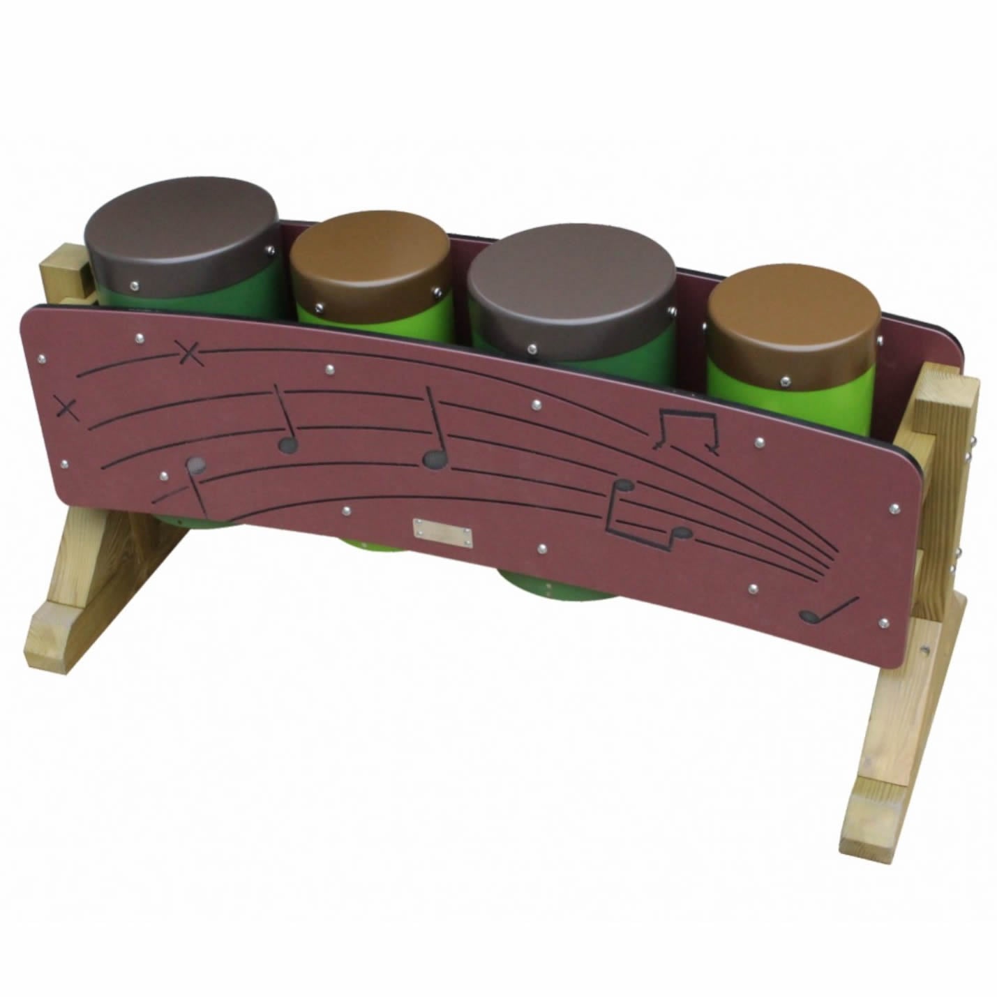 Movable Outdoor Playground Drums 戶外可移動鼓台