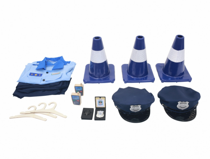 Masterkidz Dramatic Play - Police Station Role Play Accessories 14 Piece Set 小小警察局角色扮演14件組