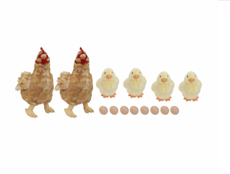 Masterkidz Happy Farming - The Family Chicken 14 Piece Set 溫馨小雞家庭14件組