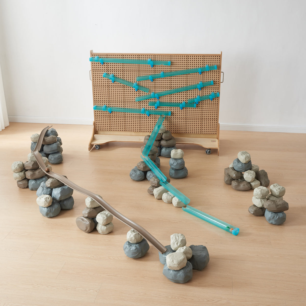 Building Rocks Kids Masterkidz Soft Foam Building Rocks and Track Set 建構遊戲軟石塊與軌道 – MY ...