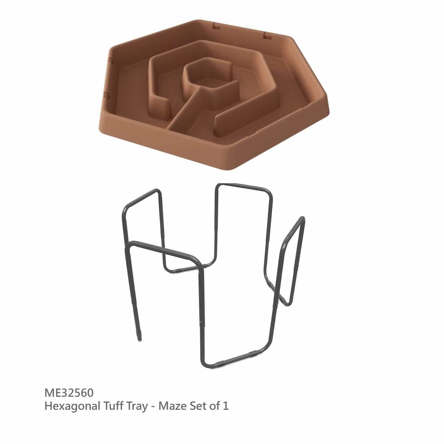 Masterkidz Hexagonal Tuff Tray - Labyrinth 六角感官盤 - 通道迷宮