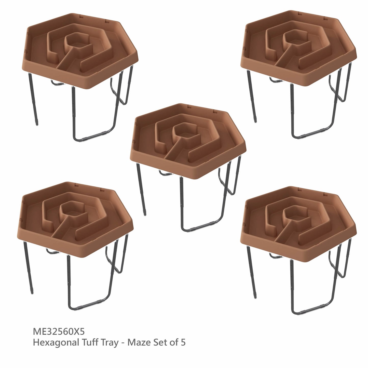 Masterkidz Hexagonal Tuff Tray - Labyrinth 六角感官盤 - 通道迷宮