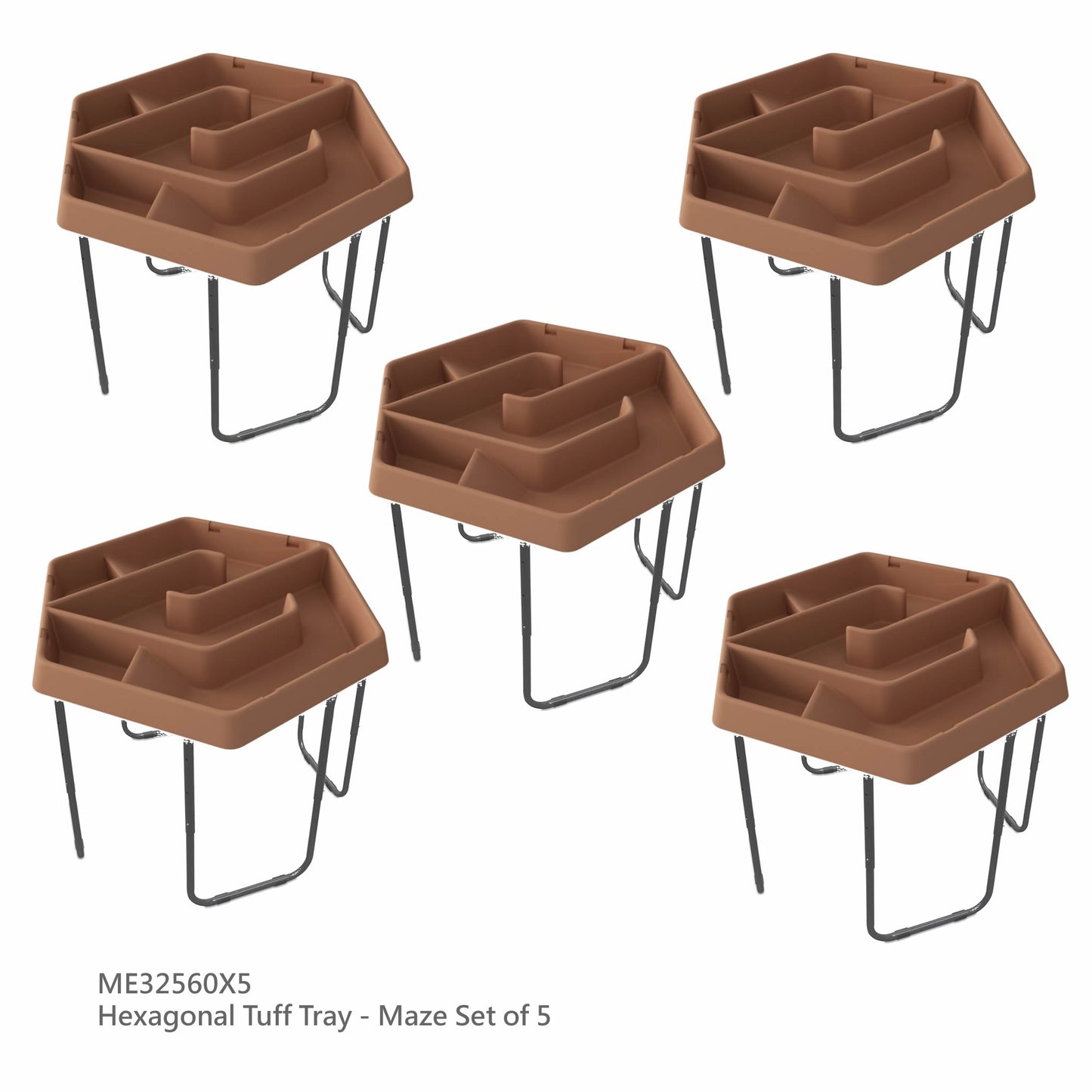 Masterkidz Hexagonal Tuff Tray - Labyrinth 六角感官盤 - 通道迷宮
