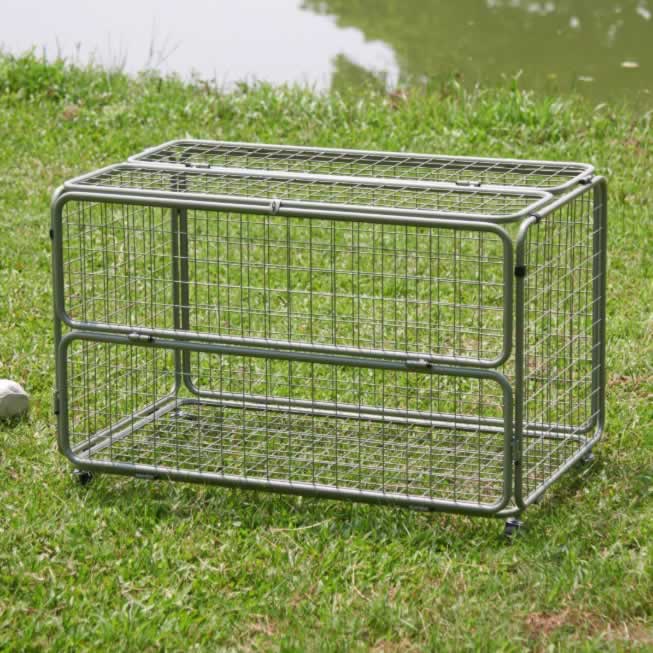Masterkidz Outdoor & Inddor Lockable Mesh Storage Trolley  可移動戶外室內儲物車