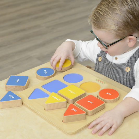 Masterkidz Geometric Peg Board 幾何顏色配對遊戲