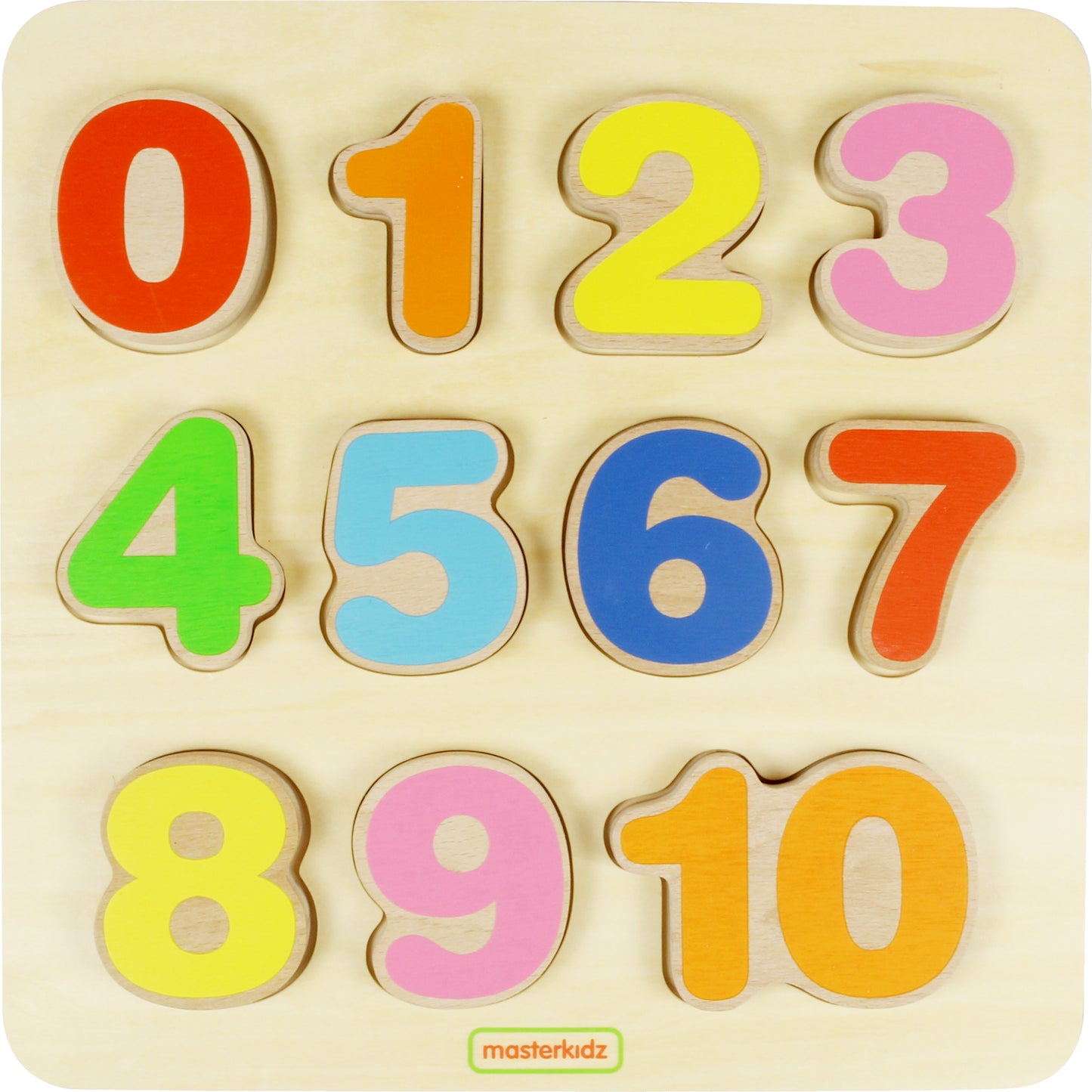 Masterkidz Numbers Learning Board 天然櫸木數字學習板