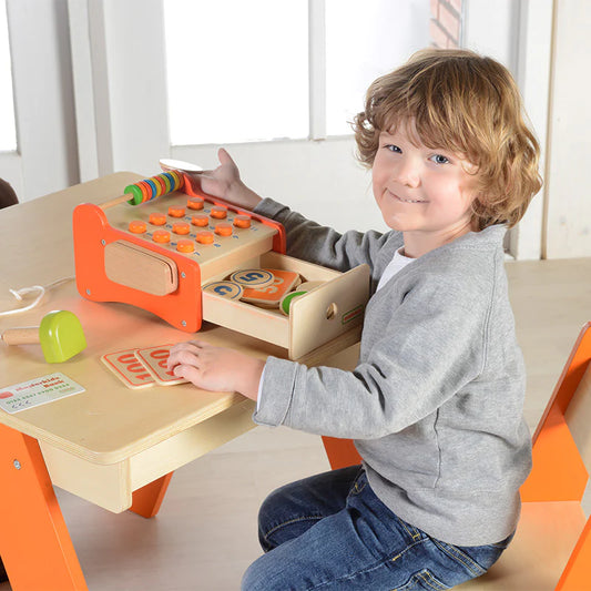 Masterkidz Role Playing Cash Register without Table & Chair 角色扮演類 - 收銀台錢幣套裝 不含桌椅