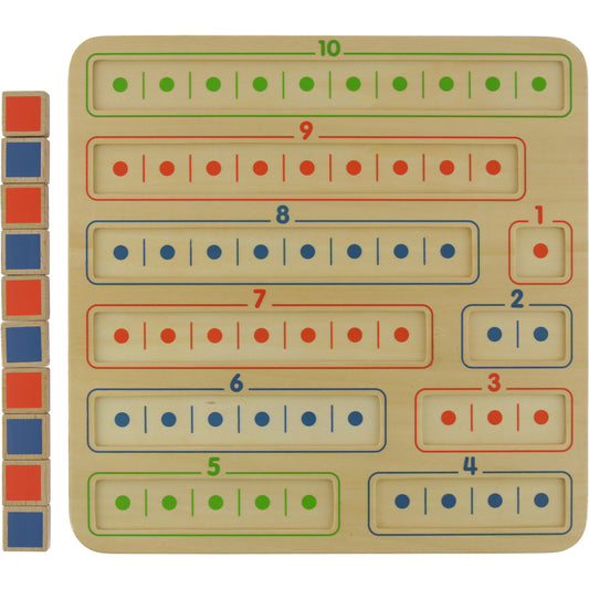 Masterkidz 1-10 Number Bonds Learning Board 1-10數字分解練習板