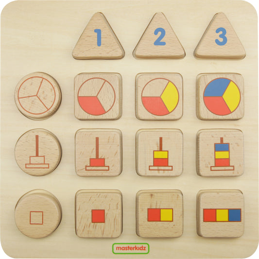 Masterkidz Number Representations Learning Board 多種數量表達方式練習板