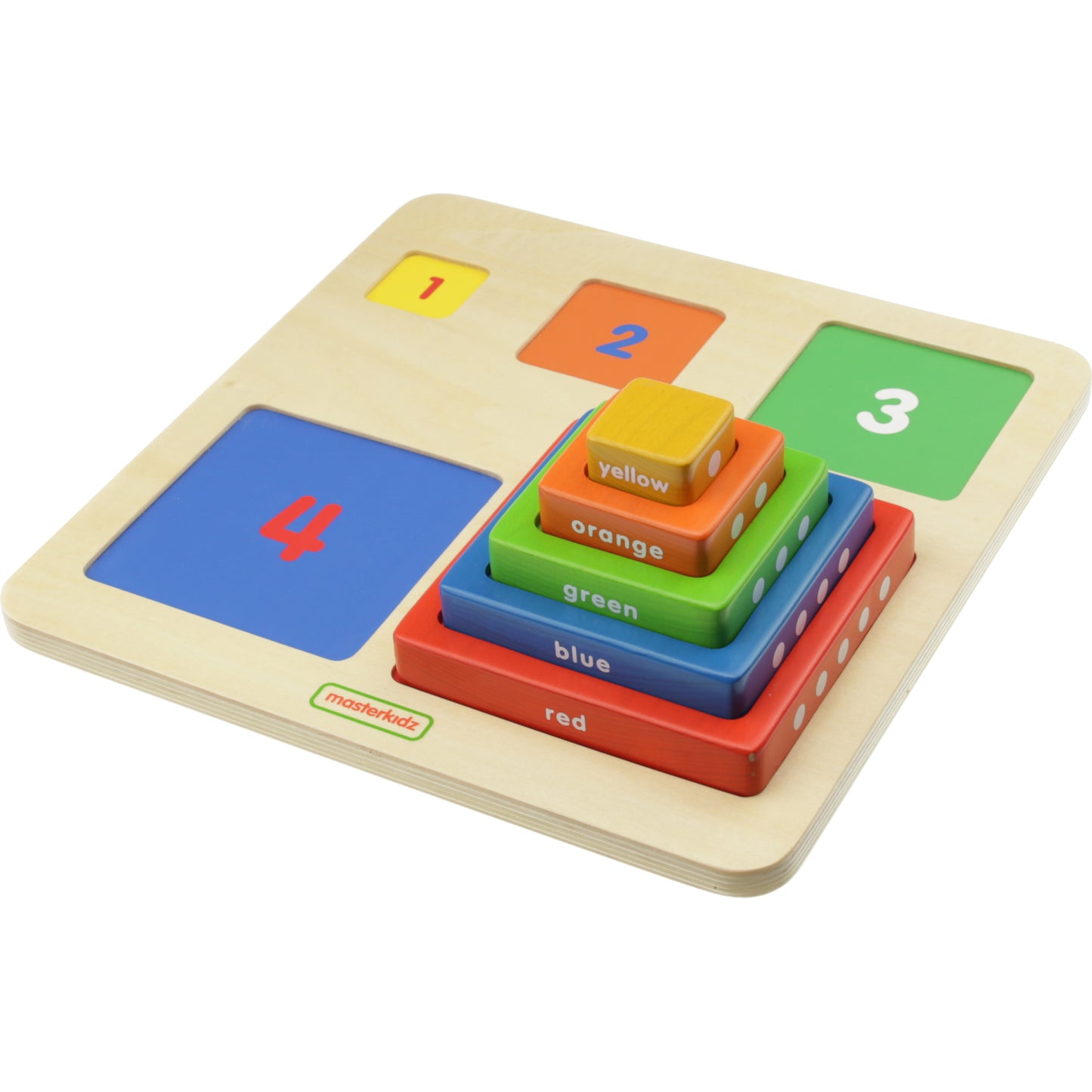 Masterkidz Numbers and Colours Stacking Blocks 數字顏色套塔遊戲台