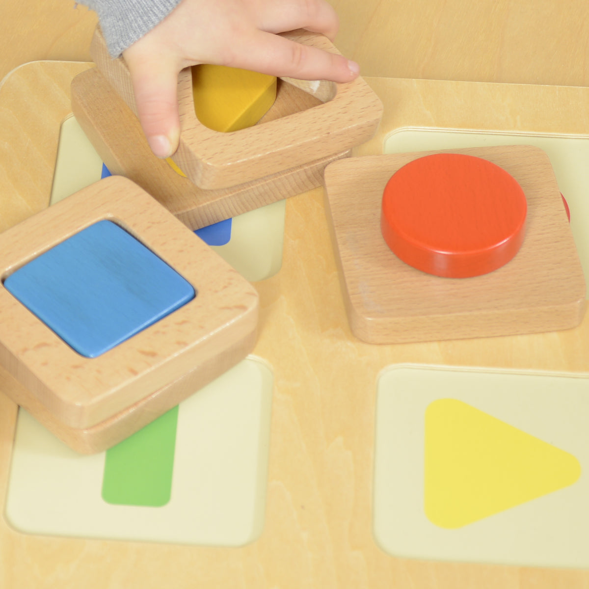 Matching Blocks Masterkidz Sensorial Shape Matching Blocks Set 觸覺訓練板 - 立體形狀配對 – MY ...