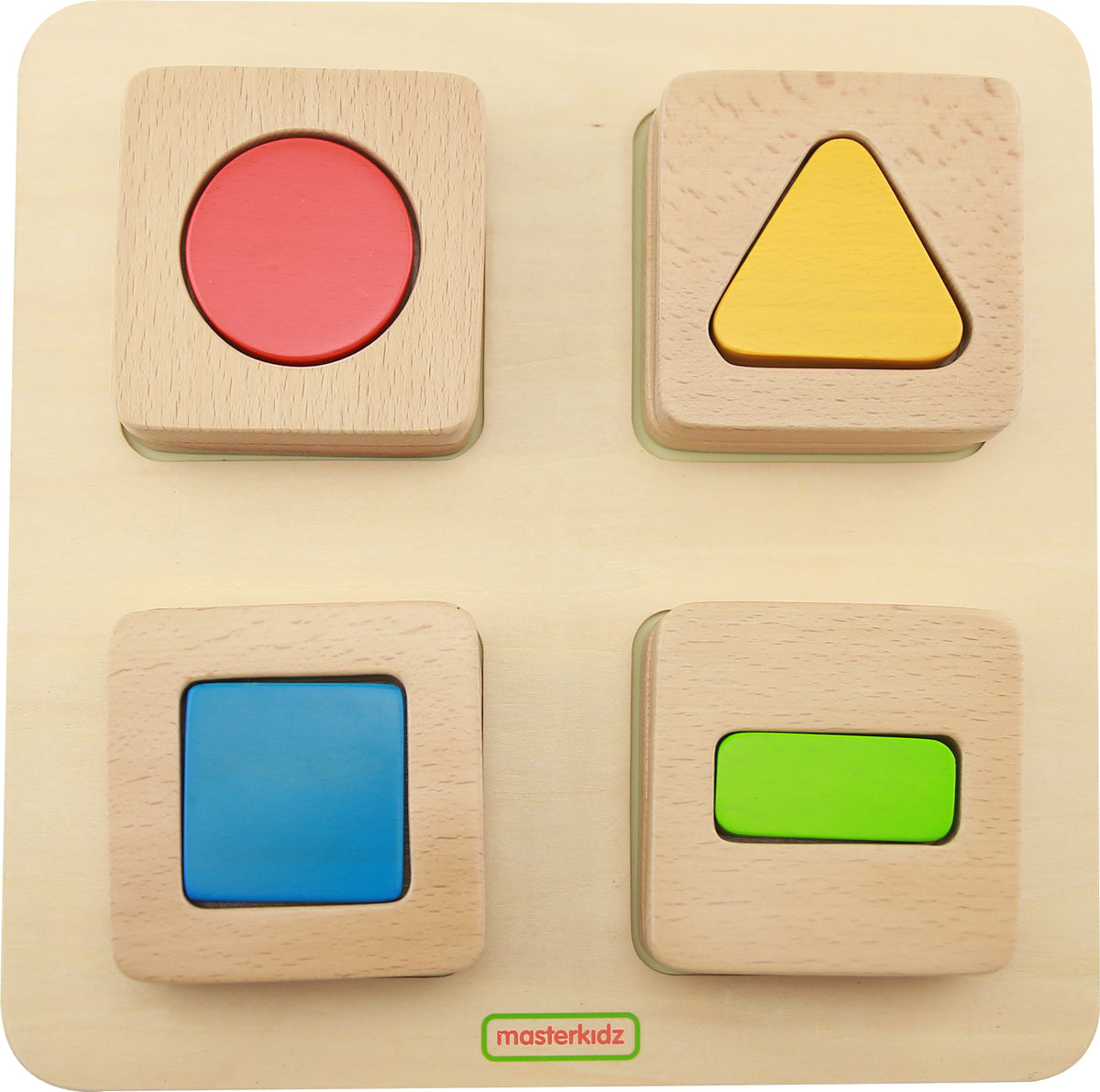 Matching Blocks Masterkidz Sensorial Shape Matching Blocks Set 觸覺訓練板 - 立體形狀配對 – MY ...