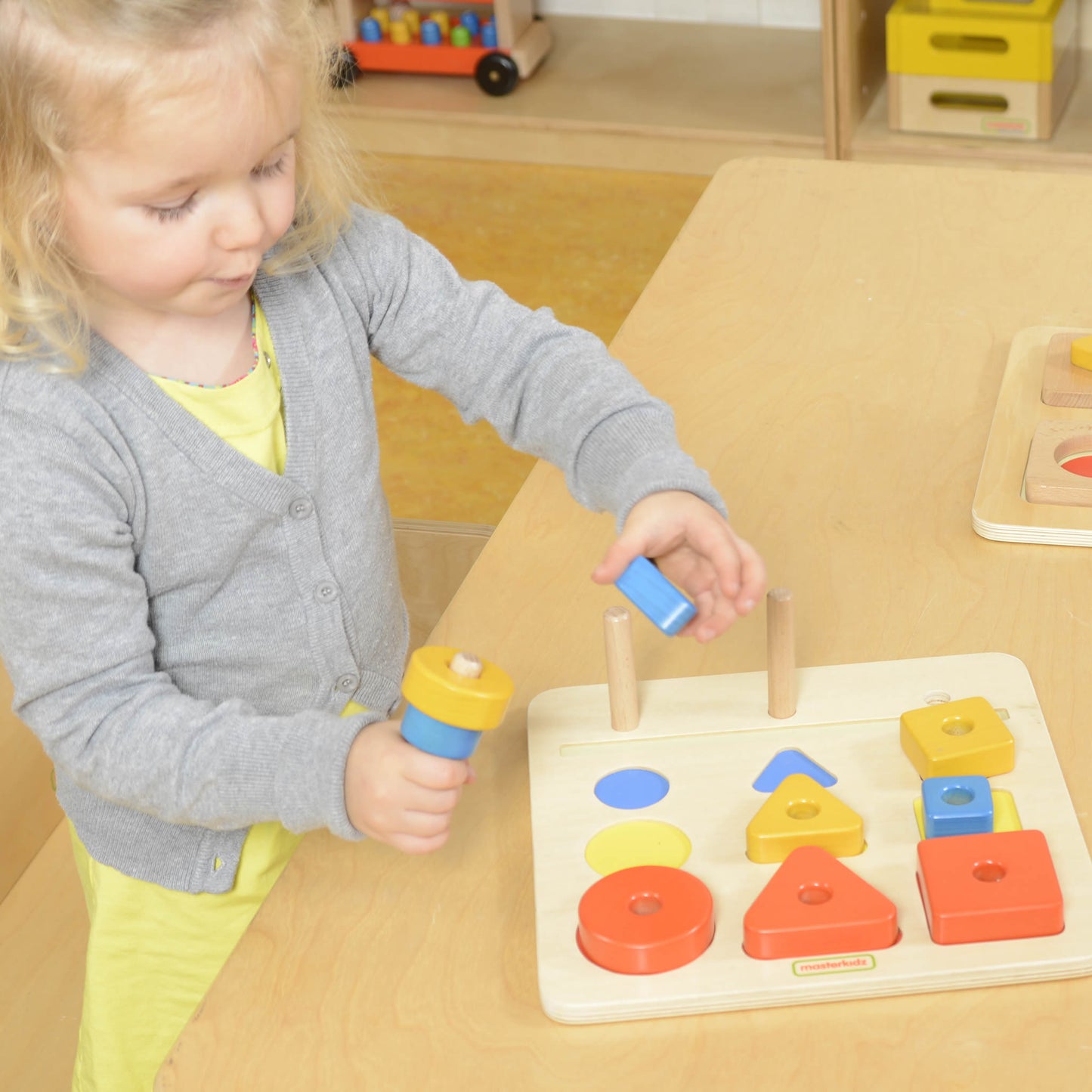 Masterkidz Shapes, Colours and Sizes  Stacker Blocks 形狀、顏色與大小套塔遊戲