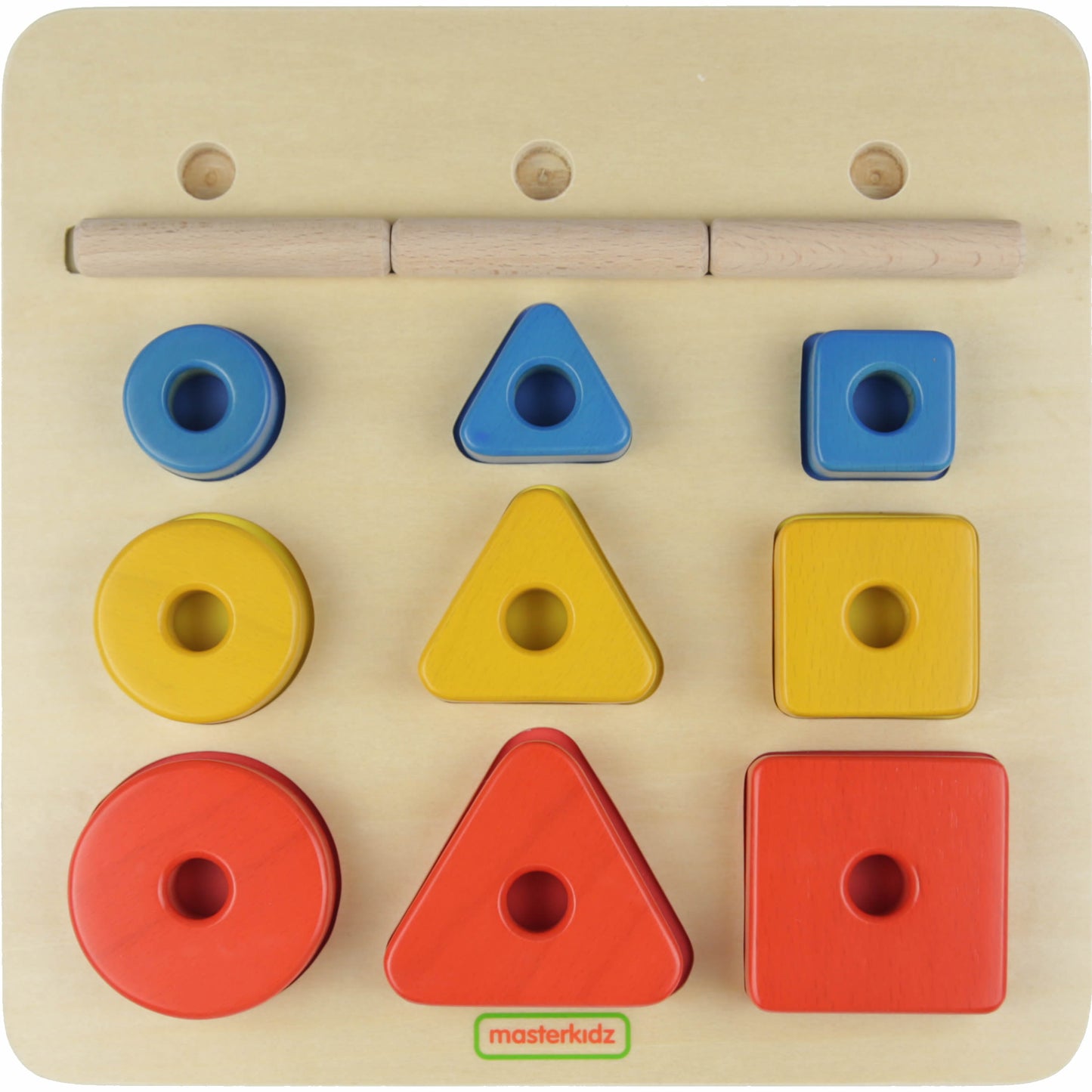 Masterkidz Shapes, Colours and Sizes  Stacker Blocks 形狀、顏色與大小套塔遊戲