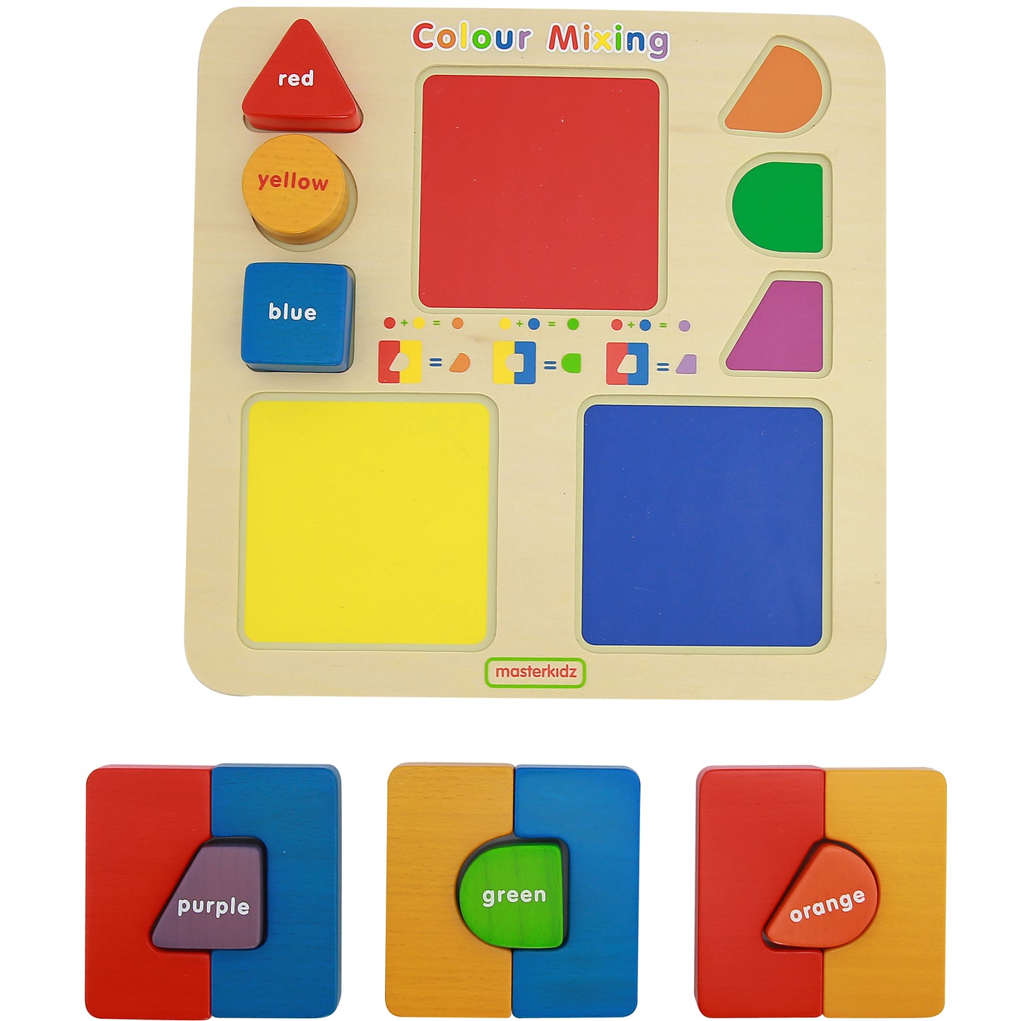 Masterkidz Self-Correcting Colour Mixing Learning Blocks 顏色混合拼塊遊戲