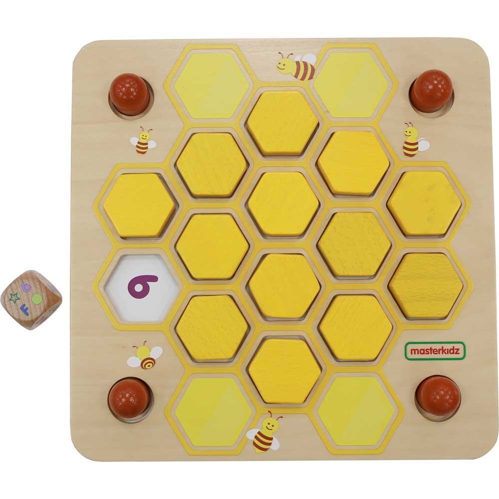 Masterkidz Bee Hive Memory Training Game 6 Themes 蜜蜂記憶力訓練遊戲 6個學習主題