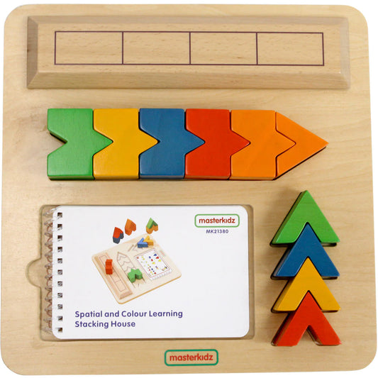 Masterkidz Spatial and Colour Learning Stacking House 疊疊房空間感遊戲