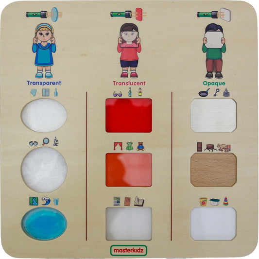 Masterkidz Does Light Go Through ? Discovery Board 物質透光度探索板