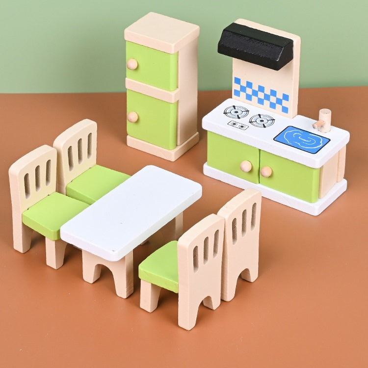 Dollhouse Furniture Set - Sweet Home 娃娃屋迷你家具套裝 - 甜彩家