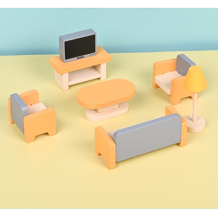 Dollhouse Furniture Set - Sweet Home 娃娃屋迷你家具套裝 - 甜彩家