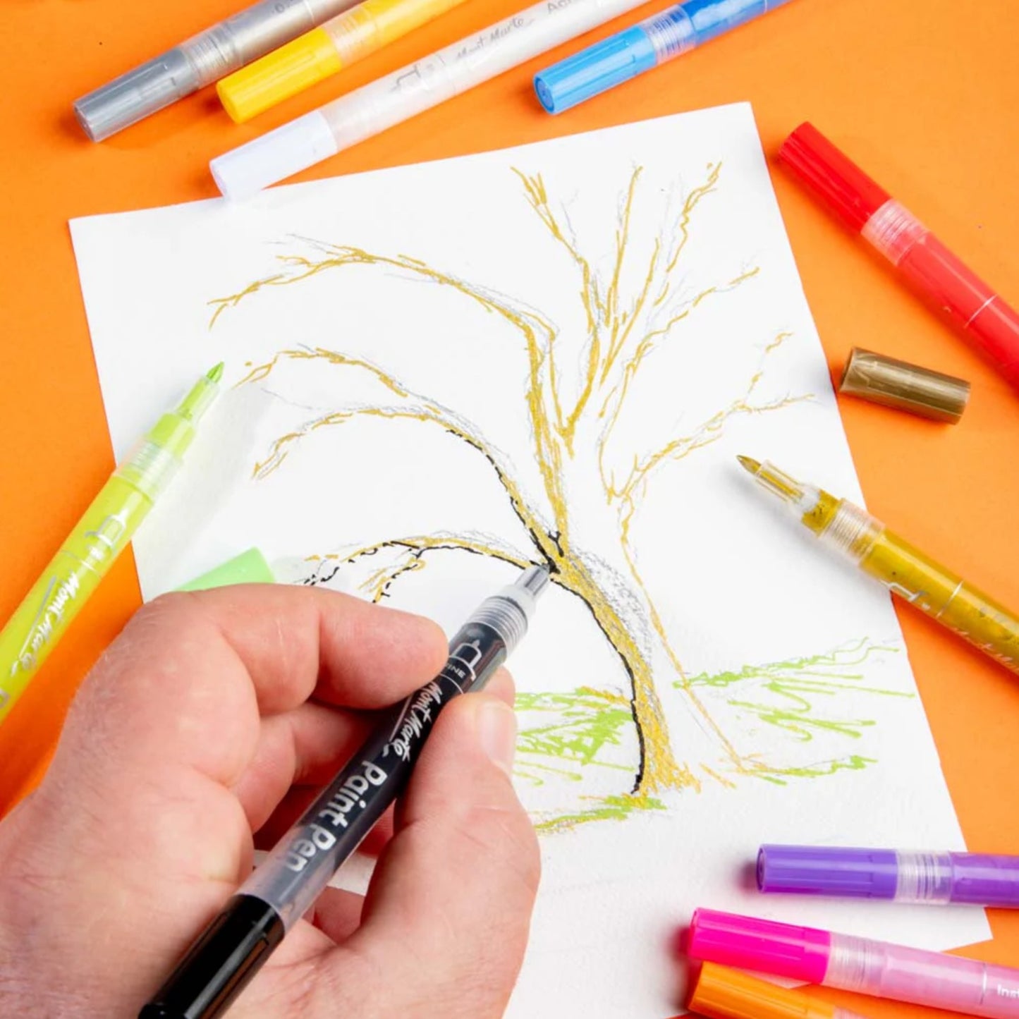 Mont Marte Acrylic Paint Pens Signature 塑膠彩（丙烯）麥克筆