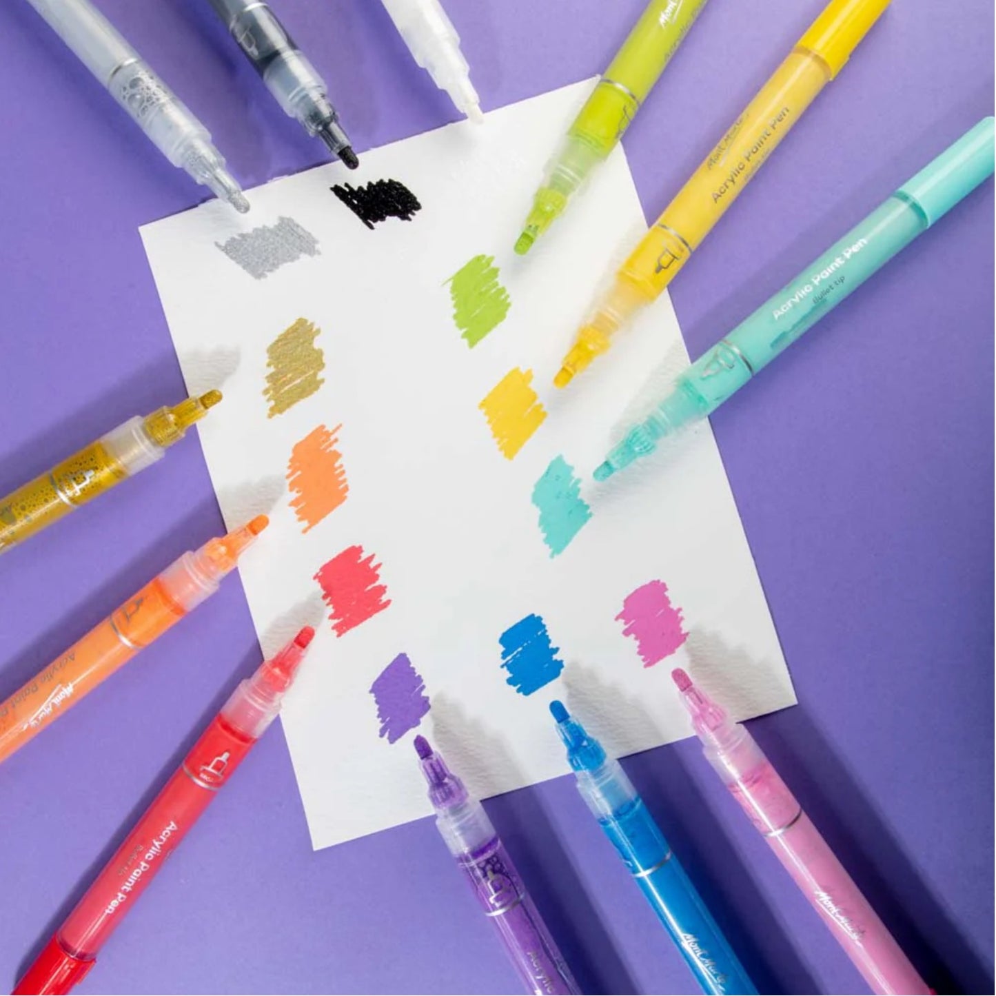 Mont Marte Acrylic Paint Pens Signature 塑膠彩（丙烯）麥克筆