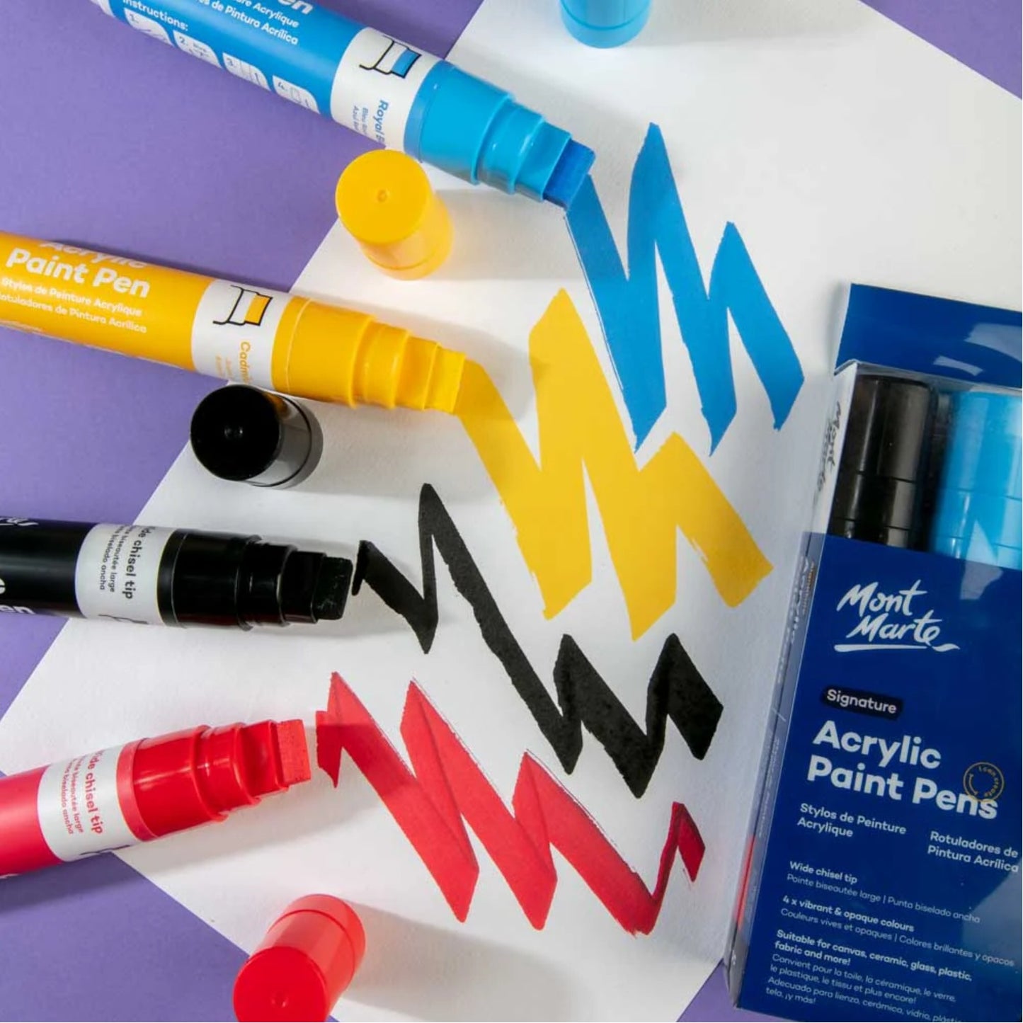 Mont Marte Acrylic Paint Pens Signature 塑膠彩（丙烯）麥克筆