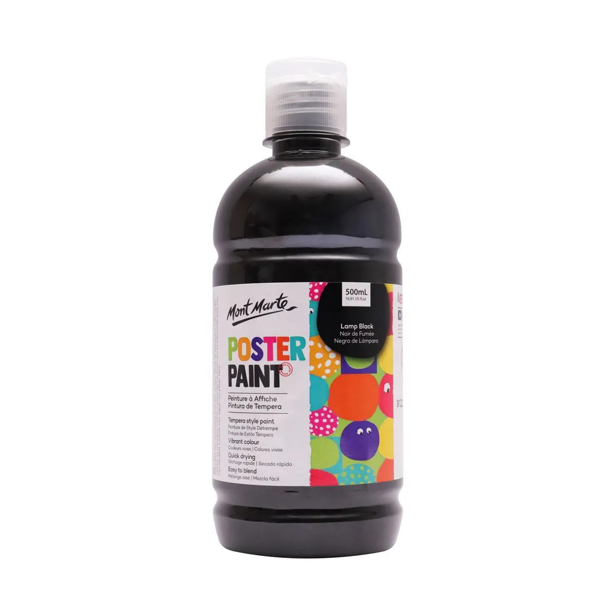 Mont Marte Poster Paint 500ml with press pump 廣告彩顏料500ml 附壓泵