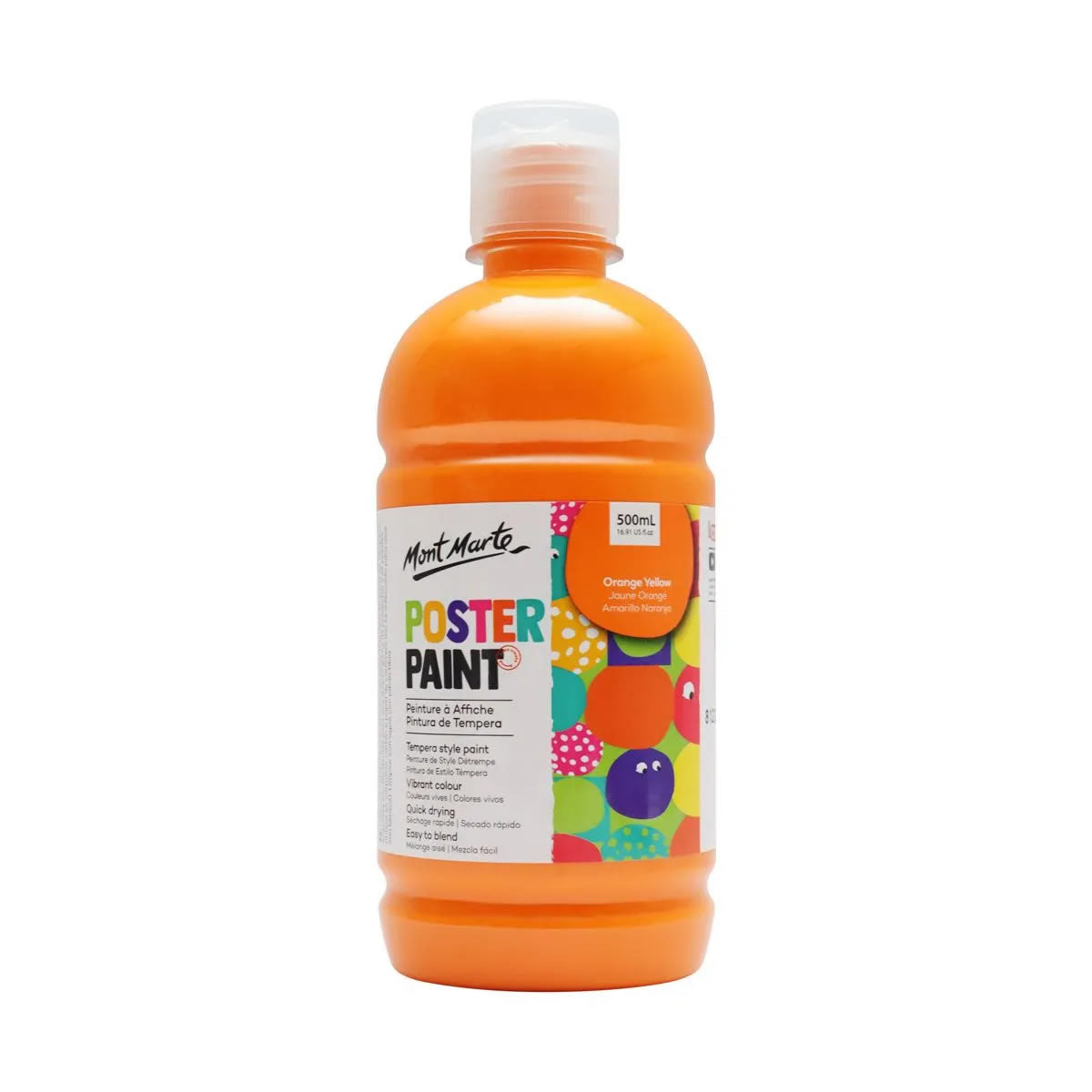 Mont Marte Poster Paint 500ml with press pump 廣告彩顏料500ml 附壓泵
