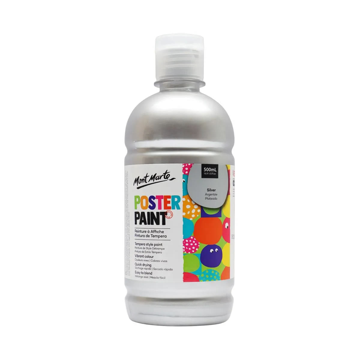 Mont Marte Poster Paint 500ml with press pump 廣告彩顏料500ml 附壓泵