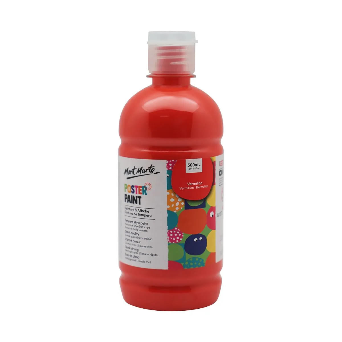 Mont Marte Poster Paint 500ml with press pump 廣告彩顏料500ml 附壓泵