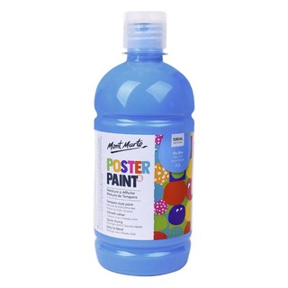 Mont Marte Poster Paint 500ml with press pump 廣告彩顏料500ml 附壓泵