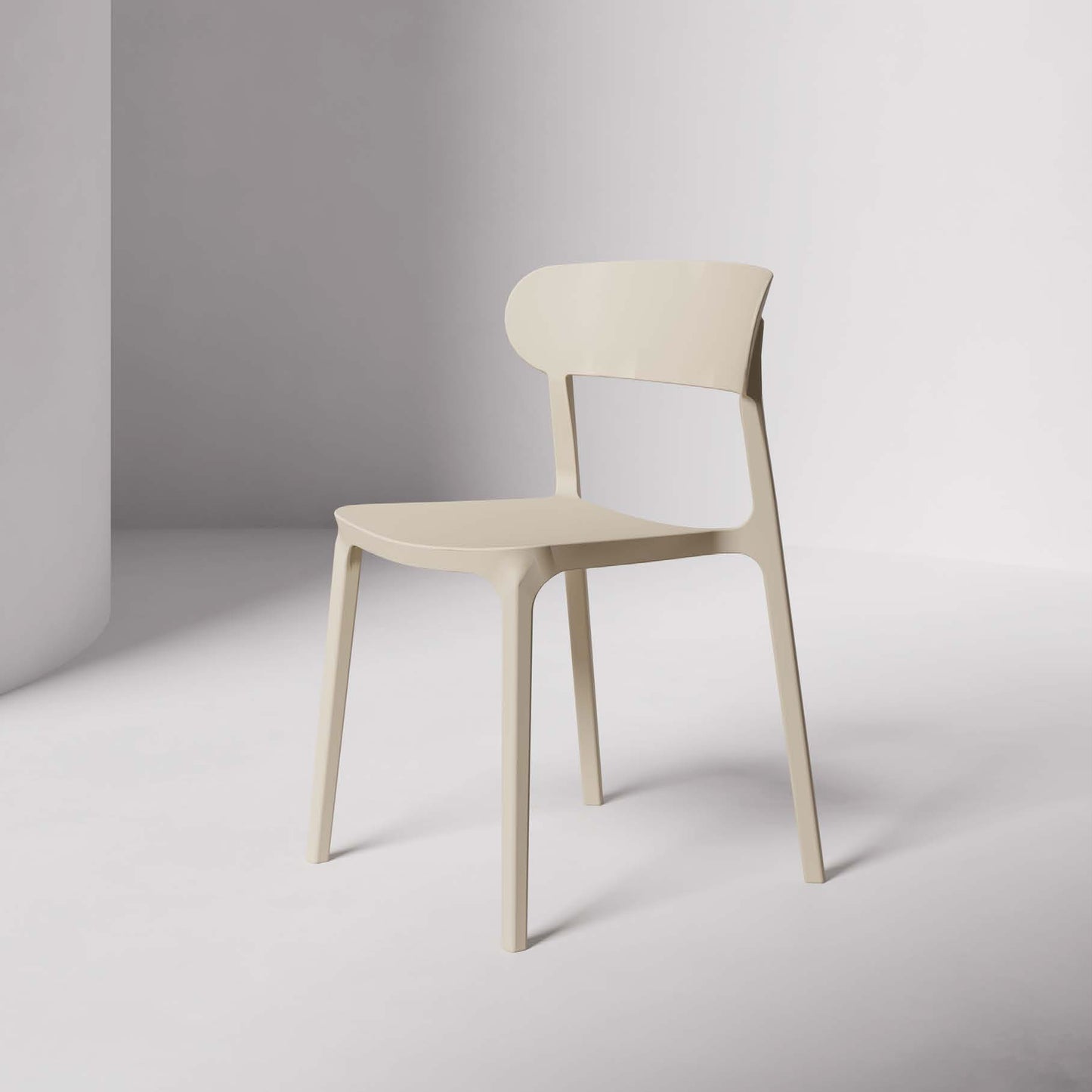 MS37 Stackable Plastic Chair Set of 4張 可疊塑料椅子